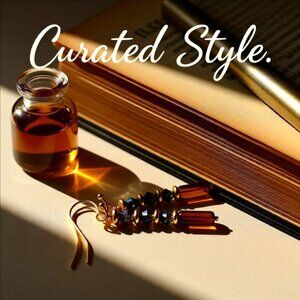 Handmade: Stick Earrings! Slim Beaded & Lightweight ~ Each Pair is different!